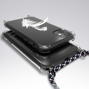 아이폰11 스트랩 방탄 캡슐 휴대폰케이스 iPhone11