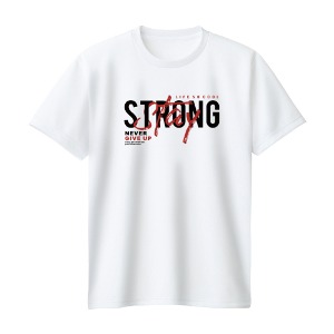 씨엠 드라이 티셔츠 화이트 T014A strong B