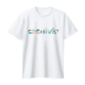씨엠 드라이 티셔츠 화이트 T027A creativity
