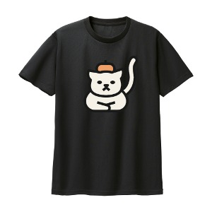 씨엠 드라이 티셔츠 블랙 T018A cat